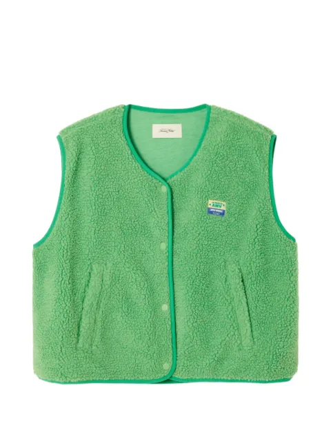 American Vintage Hoktown pocket gilet Green HOK16BE26PALMIE