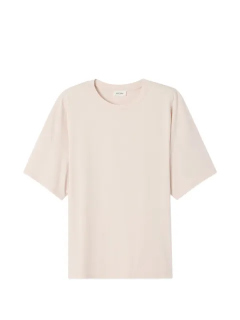 American Vintage Fizvalley round-neck short-sleeve cotton T-shirt Neutrals MFIZ02A