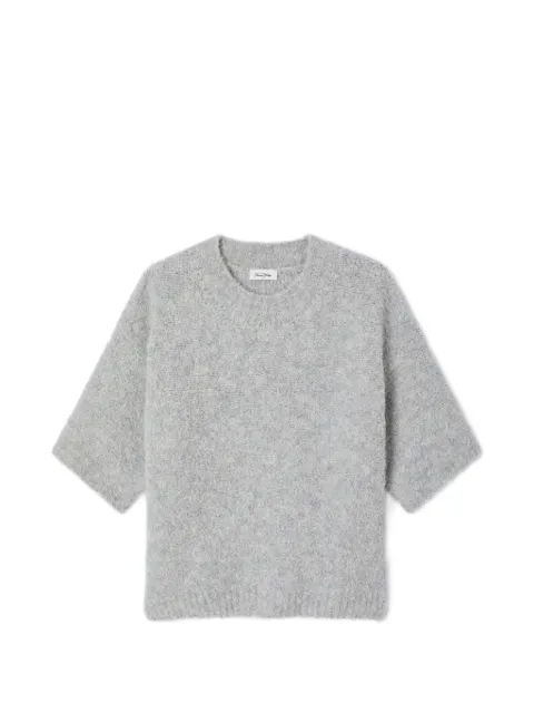 American Vintage Zolly short-sleeves sweater Grey ZOL18B