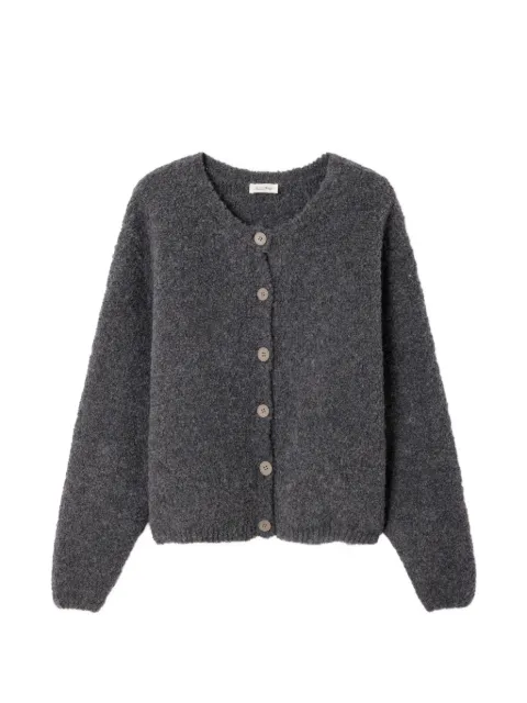 American Vintage Zolly round-neck cardigan Grey ZOL19D