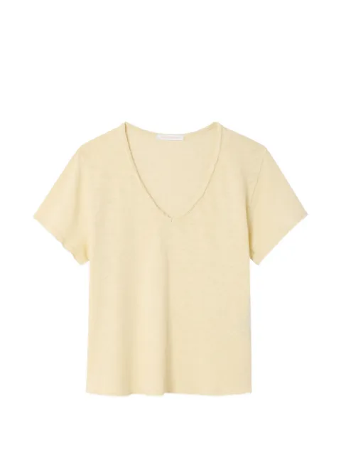 American Vintage Sonoma V-neck T-shirt Neutrals SON02AG