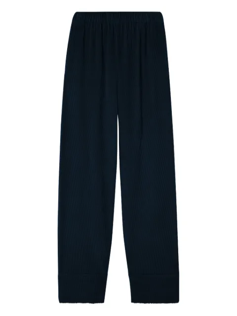 American Vintage Padow corduroy straight trousers Blue PADO137