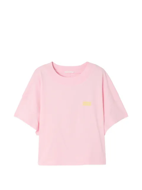 American Vintage short-sleeve crew-neck T-shirt Pink GIX02B
