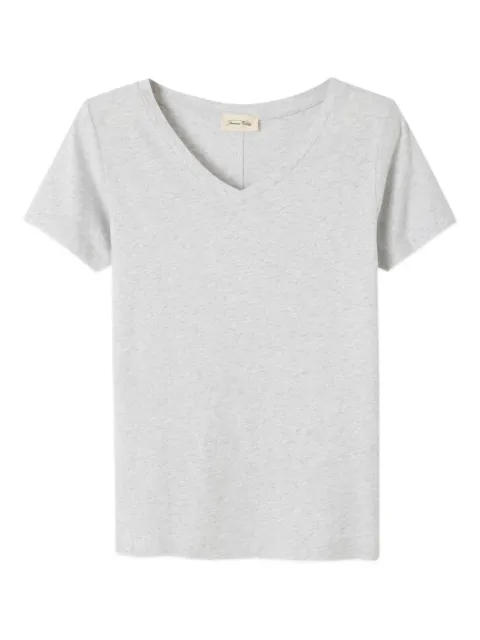American Vintage Gamipy V-neck T-shirt Grey GAMI02D