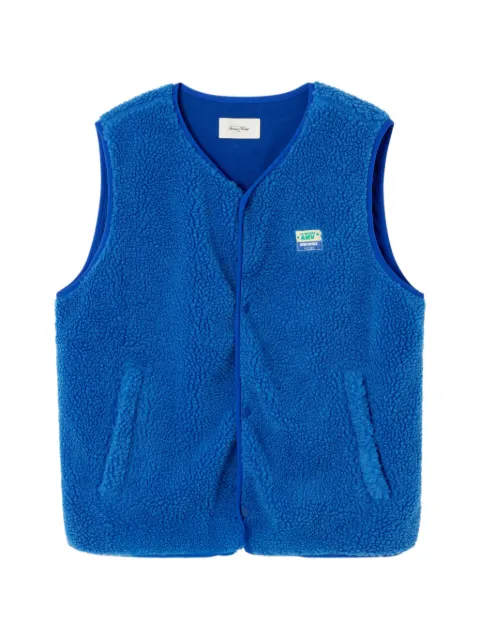 American Vintage Hoktown button gilet Blue MHOK16AE26HOKTOWN
