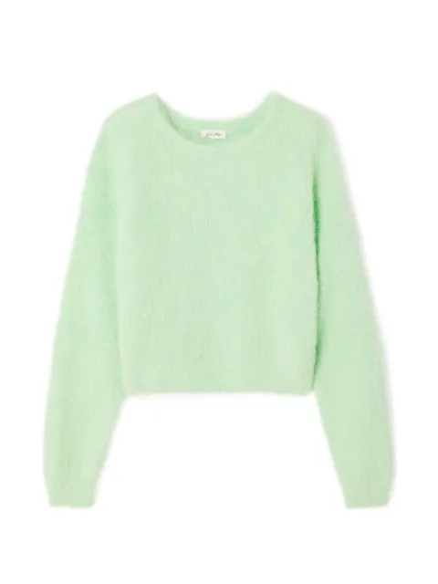 American Vintage crew-neck long-sleeve sweater Green NIB18A