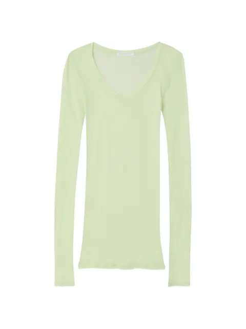American Vintage Massachusetts long-sleeves top Green MAS04