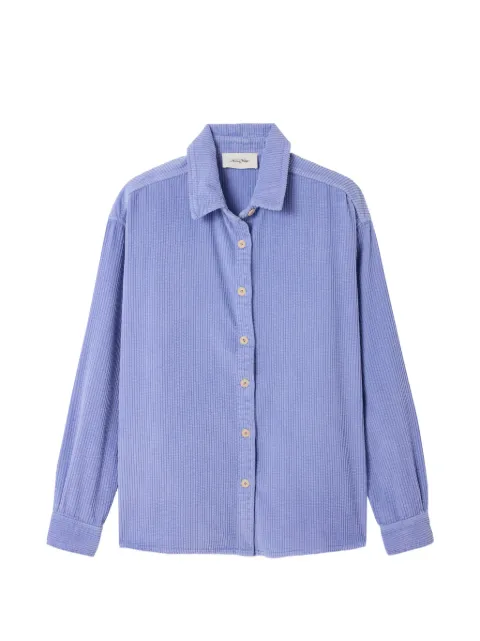 American Vintage Padow corduroy shirt Purple PADO06A