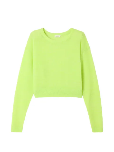 American Vintage Nuggy round-neck wool jumper Green NUG18A