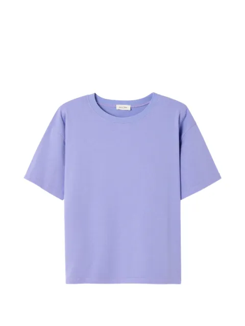 American Vintage short-sleeve crew-neck T-shirt Purple FIZ02A