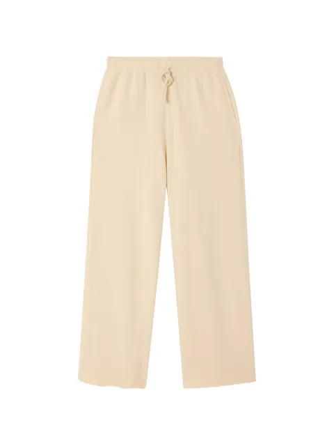 American Vintage drawstring back-pocket track pants Neutrals ATU05B