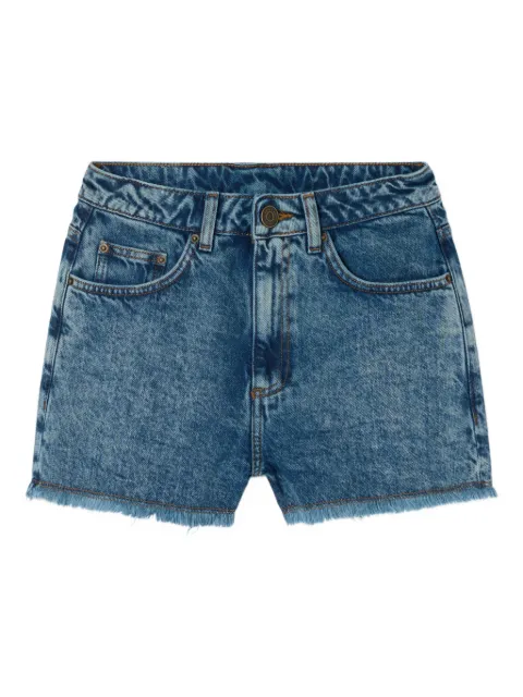 American Vintage Joybird frayed shorts Blue JOY09A
