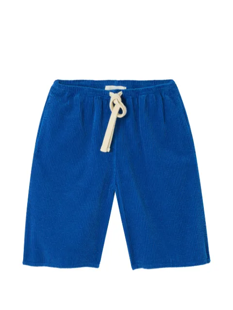 American Vintage corduroy drawstring shorts Blue PADO09C