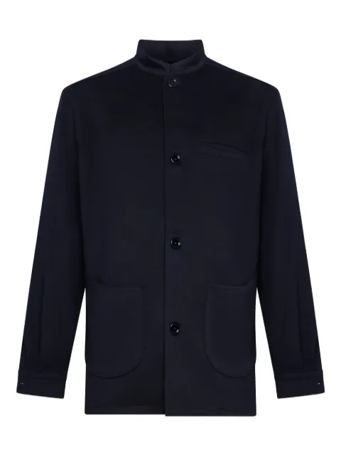 FRANZESE COLLECTION button collared jacket Blue 466801307
