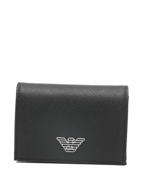 Emporio Armani logo-plaque wallet Black Y4R576Y138E