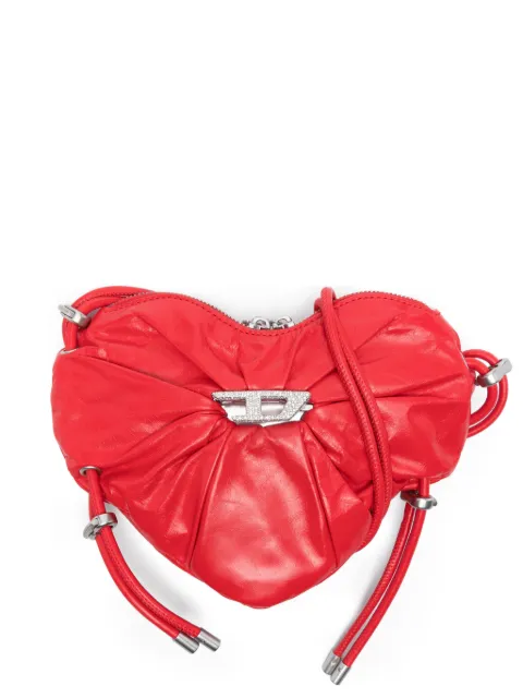 Diesel Scrunch-D Heart crossbody bag Red X10465P1003
