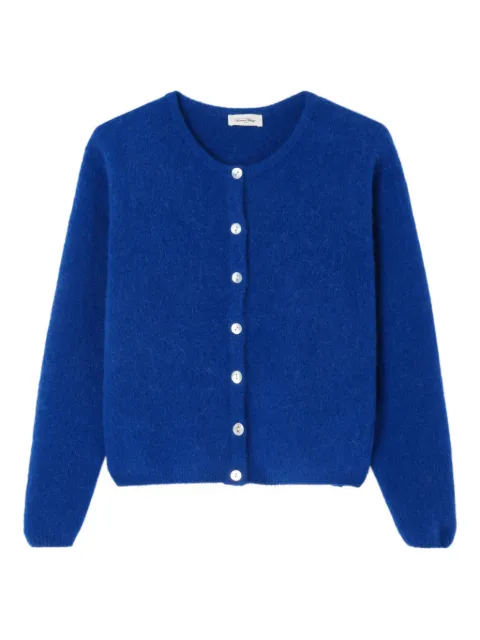 American Vintage Vitow crew-neck cardigan Blue VITO19EE26