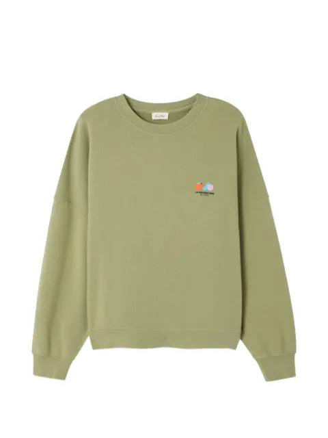 American Vintage long-sleeve crew-neck sweatshirt Green ATU03D