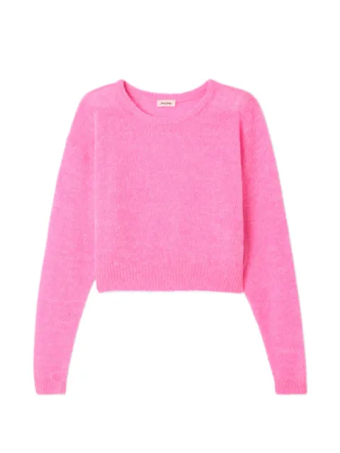 American Vintage Nuggy mélange sweater Pink NUG18A