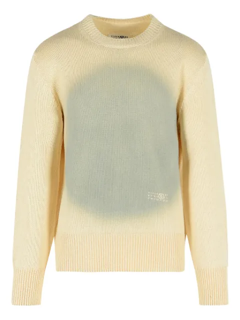 MM6 Maison Margiela knitted sweater Neutrals SH0HL0040M13213