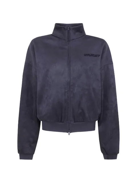 FEAR OF GOD ESSENTIALS logo-detail zip-up bomber jacket Grey 192HO259281FW