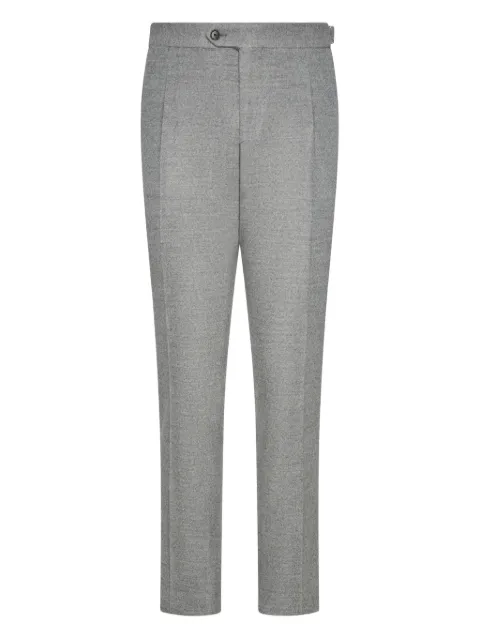 FRANZESE COLLECTION double-waistband dart trousers Grey 4CPB4AUTXAQVUI21