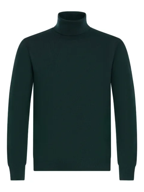 FRANZESE COLLECTION ribbed turtleneck sweater Green MA7067W26BOTTIGLA