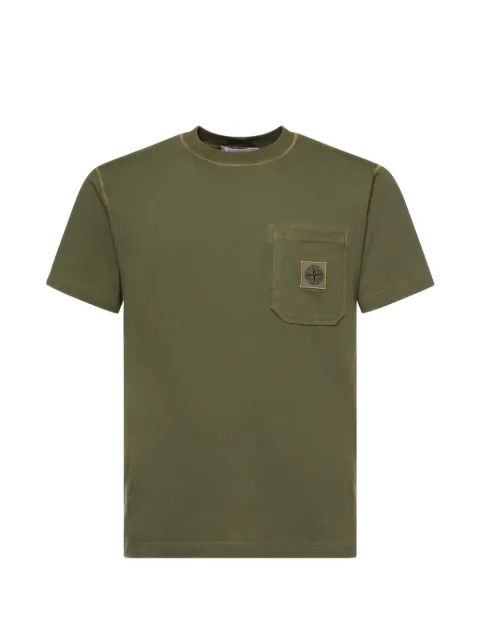 Stone Island logo patch T-shirt Green L1S152100032S0057
