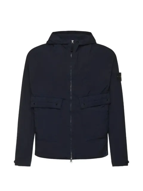 Stone Island anti-drop hooded jacket Blue L1S154100052S0042