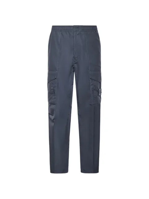Stone Island cotton straight-leg trousers Blue L1S153100017S0F01