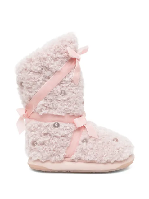 ROCKFISH x Susan Fang furry middle boots Pink SF1SHBF3UG001PINKPK