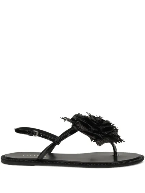 Le Silla Rose embellishment sandals Black 1214B020MTPPGSL