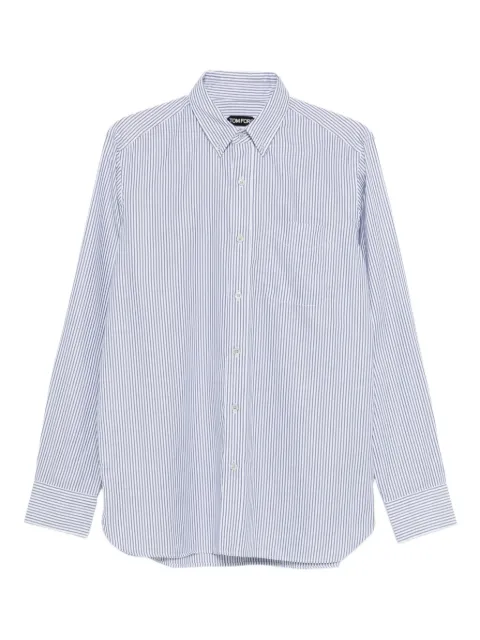TOM FORD striped shirt White HSO002FMC306