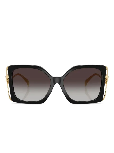 Versace Eyewear square-frame medusa sunglasses Black VE4502UGB187