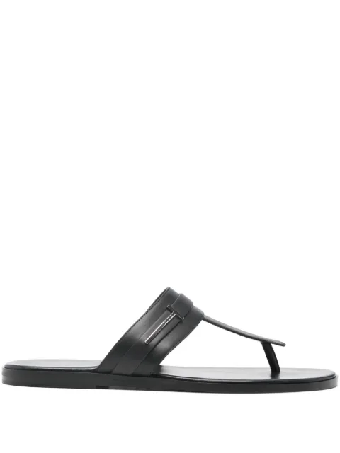 TOM FORD logo-detail sandals Black J1603LCL434S