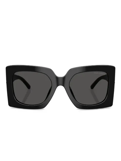 Dolce & Gabbana Eyewear embellished square-frame sunglasses Black DG4525B50187