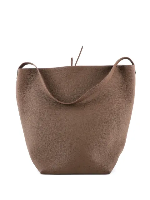 The Row Pre-Owned N/S Park Tote Leather Large bucket bag Brown NSPWQM5ZCSCAS1EF