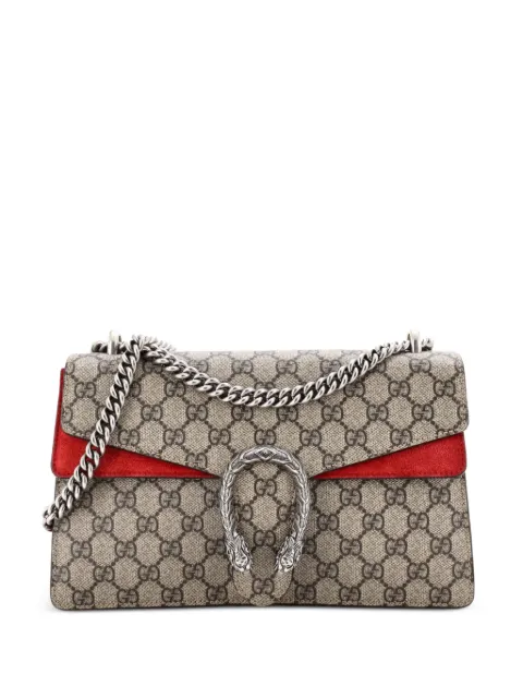 Gucci Pre-Owned Dionysus Bag GG Coated Canvas Small shoulder bag Brown WZ2TXYPP38JG52HS