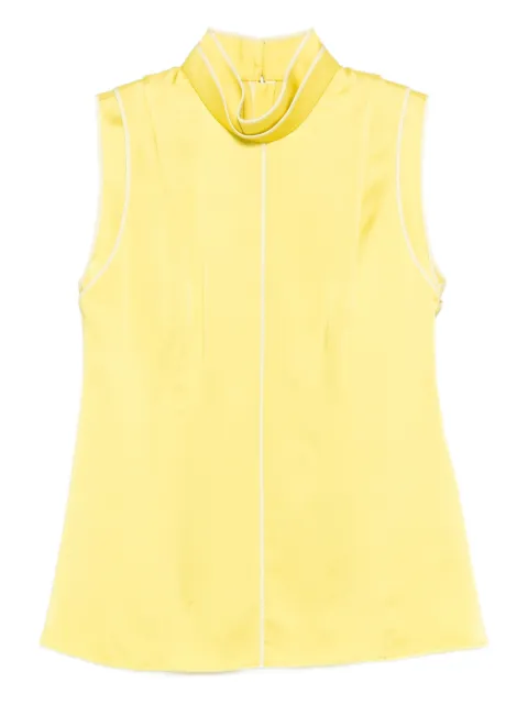 Jil Sander sleeveless blouse Yellow J02NC0288J76018