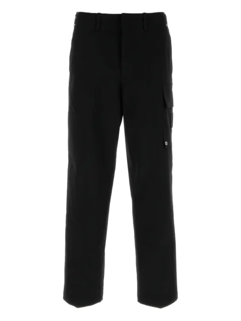 FENDI belt-loop cargo pants Black FB1091AQMV