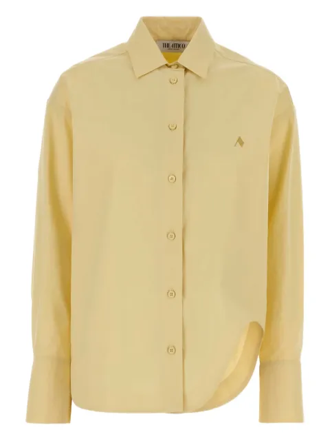 The Attico Diana poplin shirt Yellow 260WCH00014CCC052AA