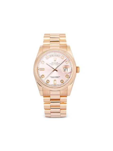Rolex Day-Date 36mm watch Pink 118205W