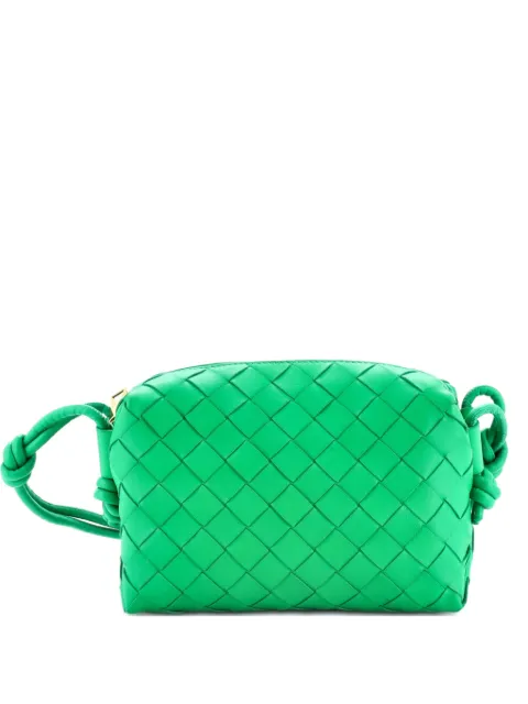 Bottega Veneta Pre-Owned Loop Intrecciato Nappa Mini crossbody bag Green CF3GDG1W64WNVUY8