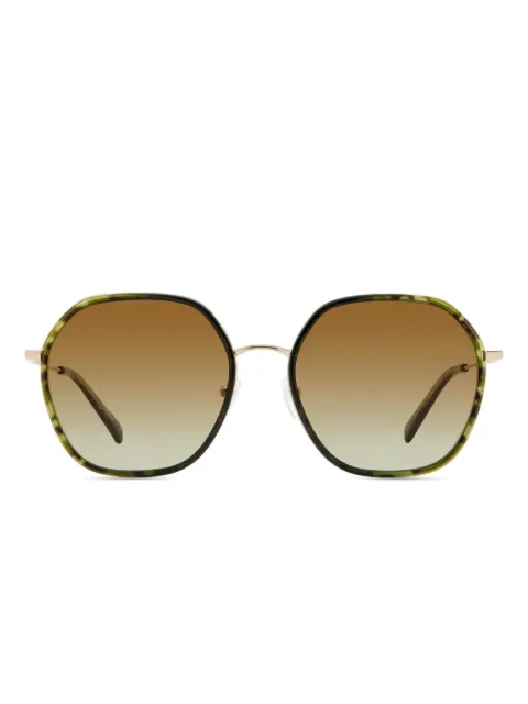 Longchamp 163 round-frame sunglasses Green LO163S58749