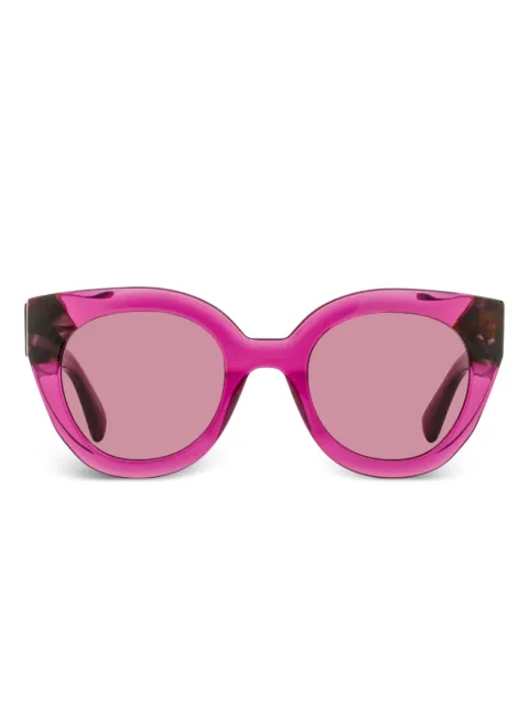 Longchamp 750 round-frame sunglasses Pink LO750S49654