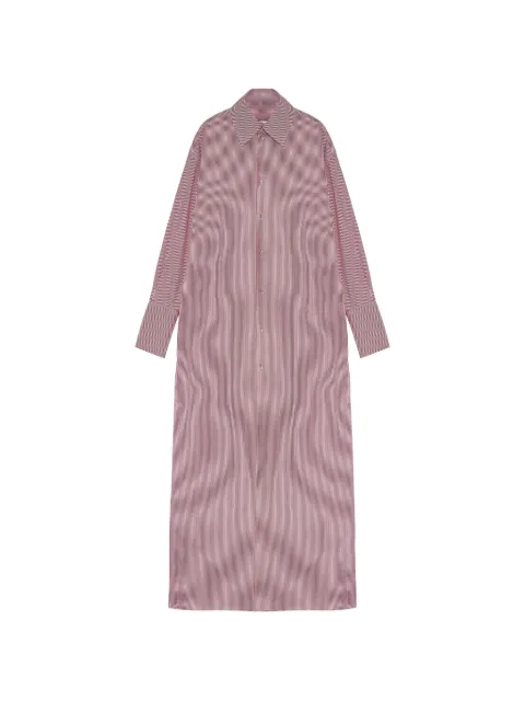 ARMARIUM striped-pattern maxi dress Red ARMTMSD01C016042