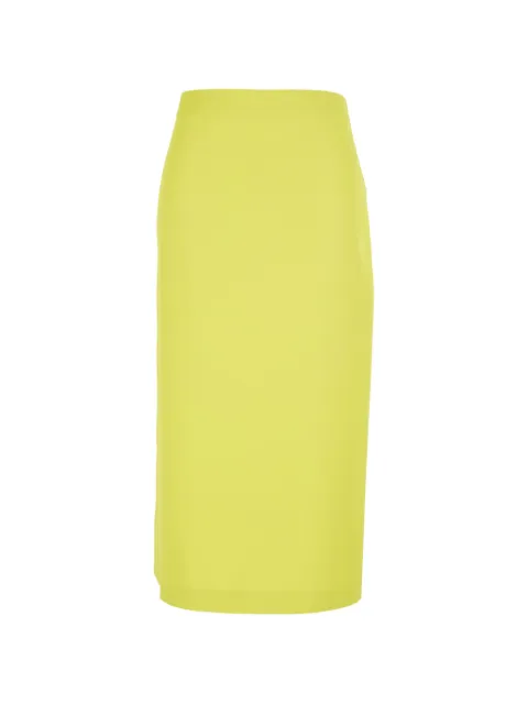 TWINSET zip-fastening skirt Yellow 261TP24121