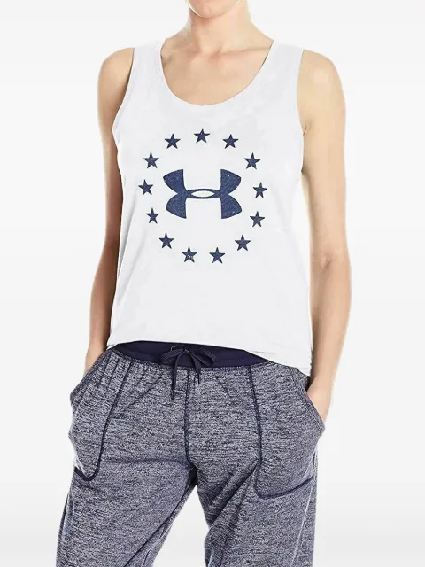 Under Armour logo-print tank top White 1284338100