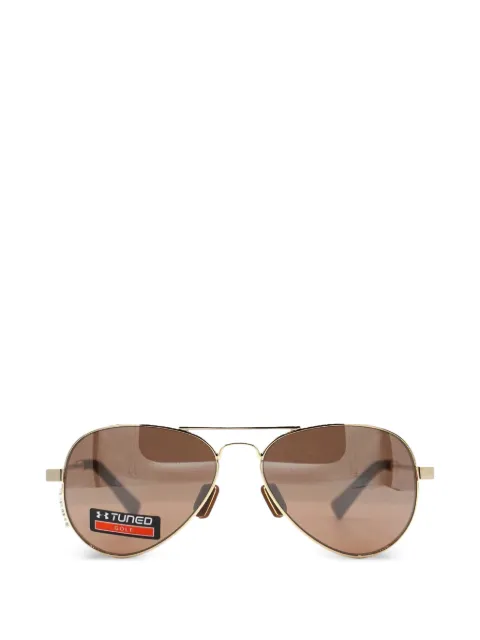 Under Armour Getaway pilot sunglasses Gold 8650118942024