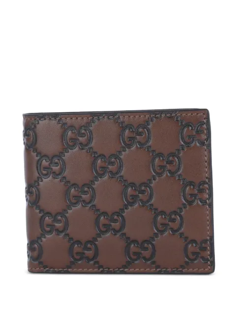Gucci GG-embossed wallet Brown 850175AAFXC